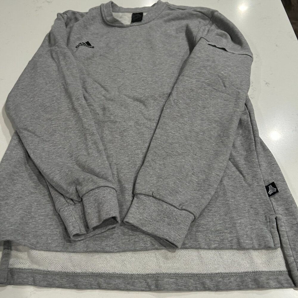 Unisex Adidas Tango Crewneck Sweatshirt with Split Hem